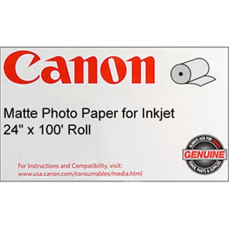 Canon Matte Coated Paper 90 gsm 24&amp;apos;&amp;apos; x 100 feet Roll CA30597
